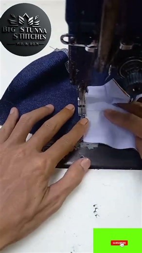 EASY JEANS 👖 POCKET FOR BEGINNERS 💯 #sewing #tutorial #easysewing #sewingtips