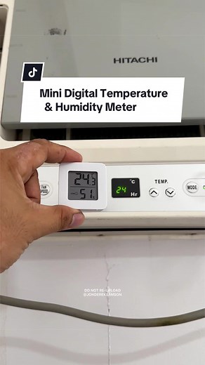 Mini Digital Temperature & Humidity Meter – Compact Home Monitor