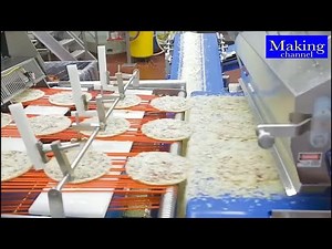 Great machine! Automatic manufacturing process of pizza