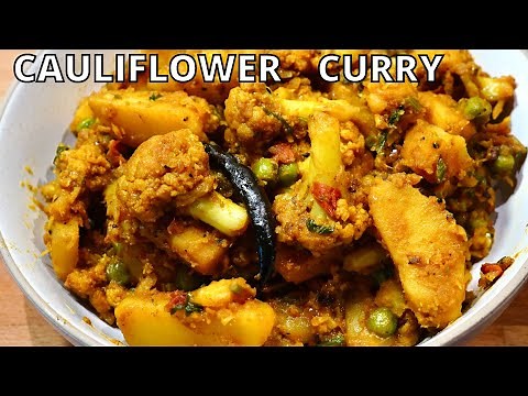 CAULIFLOWER & POTATO DRY CURRY (Step By Step Guide) | Aloo Gobi Masala