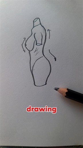 Quick Feminine Profile Tutorial 💕 #art #shorts #foryou #tutorial #satisfying #howto #feminine #easy