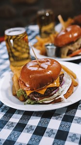 Dinner done right ✔️ come on by and try our selection of craft burgers, entrees, appetizers, drinks, desserts, and more! | Hamburger Factory Family Restaurant | Facebook