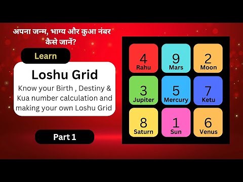 Learn Loshu Grid (Part 1)
