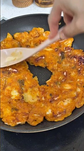 How to make crispy pancakes at home #MakingKimchiJeon How to make delicious pancakes