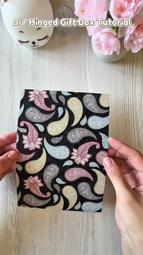 DIY Hinged Gift Box Tutorial