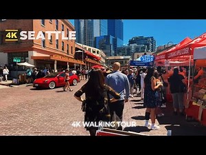[4k] SEATTLE Walk : Discovering Seattle - Summer Vibes and City Sights