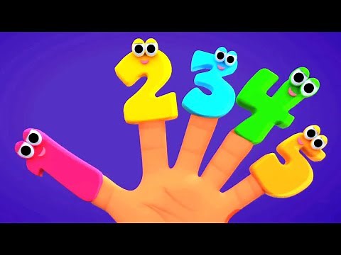 Numbers Finger Family, Learning Video and Children Rhyme
