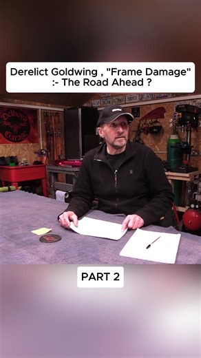 Restoring a Derelict Goldwing with Frame Damage