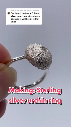 Creating Stunning Sterling Silver Urchin Rings with a Kiln and Silver Clay Torch