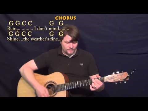 Rain (The Beatles) Strum Guitar Cover Lesson with Chords/Lyrics