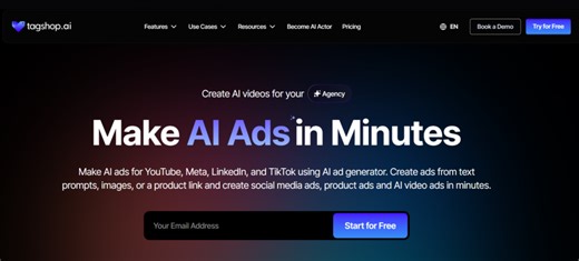 Tagshop AI Expands AI Ad Creation With Kling 3.0, Seedance Models, New Templates, and Upcoming AI Ad Clone Feature