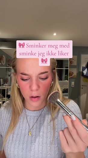 Fullface med sminke jeg ikke liker