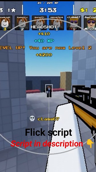 BEST Roblox FPS Flick Script 2026 #roblox #robloxscript