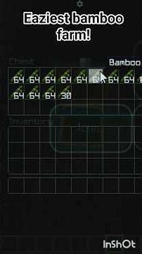 Easiest Bamboo Farm Ever! 🌿 Minecraft 1.20+