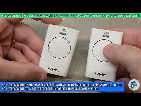 Copia segnale telecomandi Faac XT2 868 SLH