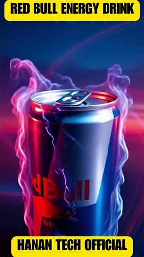 Red Bull Logo Explodes Into Power ⚡ | Logo to Energy Can Animation | 8K Cinematic Style