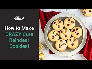CRAZY Cute Reindeer Cookies!