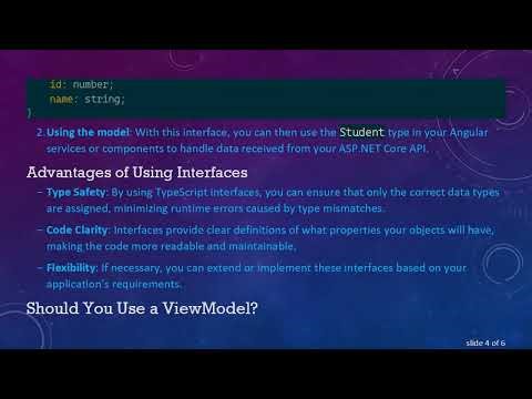 Mapping Models from Angular to ASP.NET Core