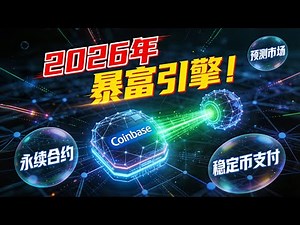 Coinbase眼中的2026年三大暴富引擎：永续合约、预测市场、稳定币支付！，普通人如何布局？