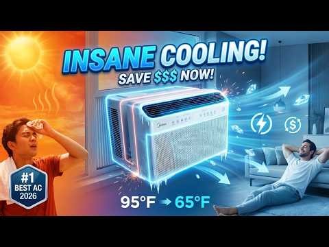 Best Midea U Shaped Smart Inverter Window Air AC TO BUY Review (Will Shock You!)