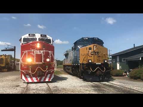 Epic Video of NS 911, CSX 911, and CSX 1776