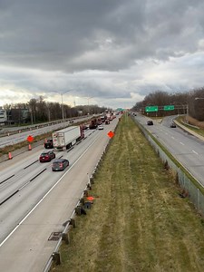 Traffic jammed Westbound Hwy 40 at Morgan. 2:30 pm | West Island Today