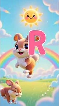 ABC Phonics| Letter R | R is for Rabbit 🐰|Letter R Adventure 🚀 | Kids Learning Video #abcs #kids