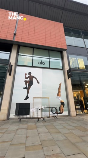 Well good morning Alo Yoga 👀 Not long now until the big Manchester opening. | The Manc
