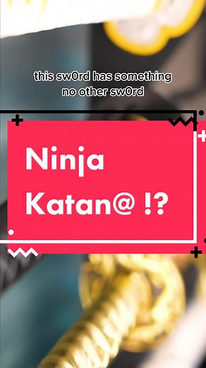 Obsidian Katana with Unique Strap: Ninja Design