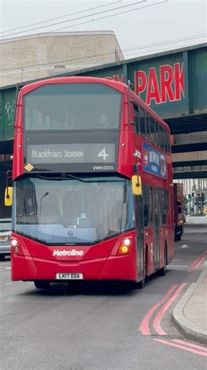 London Bus Route 4 To Blackfriars Station 🇬🇧🚎 || #londonbuses #blackfriars #finsburypark #4