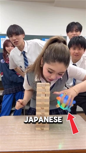 Japanese Students Invented Extreme Jenga! 🇯🇵