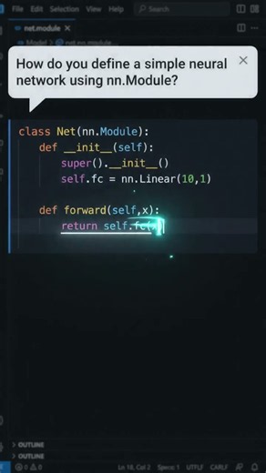 How to Define a Neural Network with nn.Module | PyTorch Q&A #3