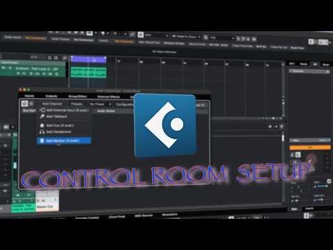 Setting Up Control Room on Cubase