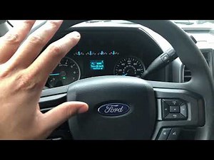 Ford F-150 : Adjusting steering wheel height – how to