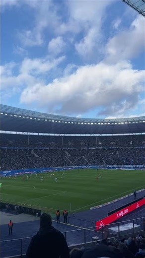 Game Day at Berlin's Stadium #hertha #football