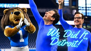 #DetroitLions' Roary teaches Jimmy how to kick a field goal at Ford Motor Company field! #FordPartner #FallonTonight | The Tonight Show Starring Jimmy Fallon