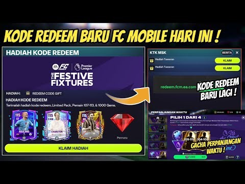NEW FC MOBILE REDEEM CODE TODAY CLAIM FREE FC MOBILE PLAYERS & GEMS