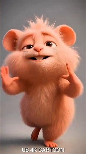 Cute AI Hamster Dance 🐹💃 | Funny 4K Cartoon Animation | Viral AI Video