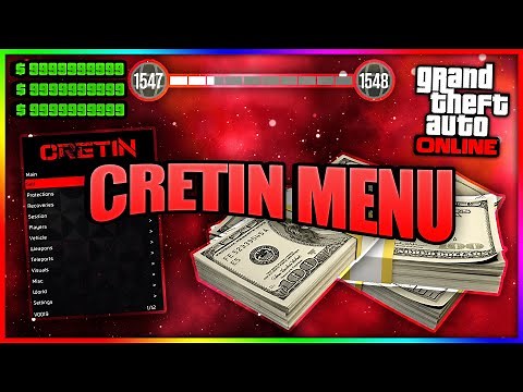 *CRAZY* | CRETIN MOD MENU | BEST PAID MENU💸| GTA ONLINE | FULL SHOWCASE! | 2024!