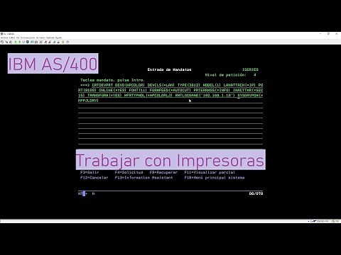 IBM AS/400: Trabajar con Impresoras