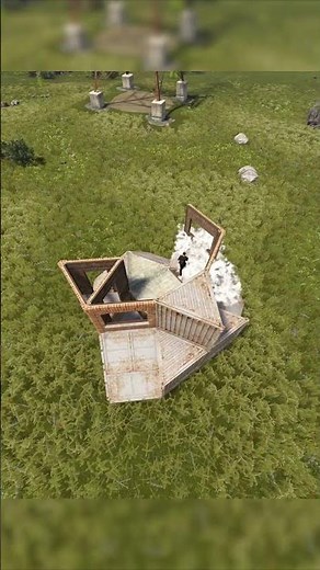 Atmosphere building my small solo bunker base for your next wipe #Rust #rustbasebuilding