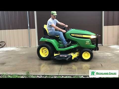 SOLD: John Deere X534 (54") Garden Tractor