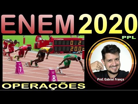 ENEM 2020 PPL - OPERAÇÕES - GEOMETRIA - Dois atletas partem de pontos, respectivamente P1 e P2 em