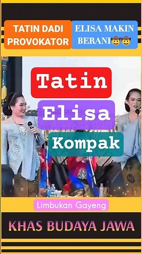 TATIN DADI PROVOKATOR ELISA MAKIN BERANI #wayangkulit #limbukan