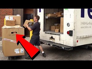 I ACTUALLY Mailed Myself In A BOX! | Human Mail Challenge (GOT CAUGHT)