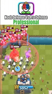 Noob vs Pro Hog Rider+ Minion Horde Push Defense✅|#clashroyale #gaming