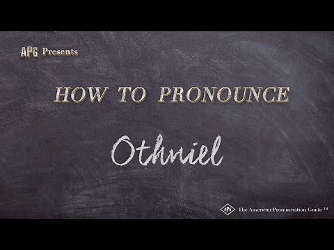 How to Pronounce Othniel (Real Life Examples!)