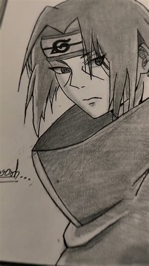 Itachi Uchiha❤️‍🔥 Quick Sketch✨ #anime #itachi #shortvideo #art #drawing #sketch #viral