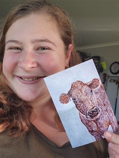 Last day to comment to be in the draw to win! #giveaway #art #dollythecow #200k #celebration