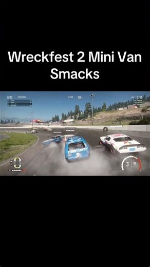Putting the mini van in #wreckfest2 to the test